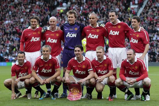  ... as his testimonial match revived fond memories of the Class of 92
