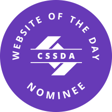 CSS Design Awards - Website Of The Day Award Nominee