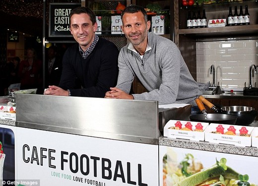 Giggs & Neville say the cafe is focused on quality food with a nod to sport